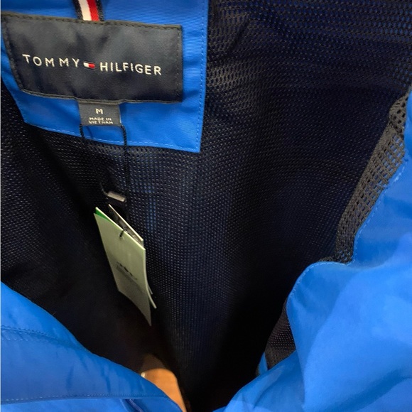 NWT Tommy Hilfiger men wind breaker with hidden hood M/L/XL - Picture 7 of 10
